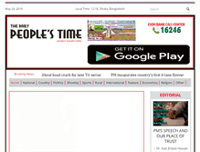 Tablet Screenshot of dailypeoplestime.com